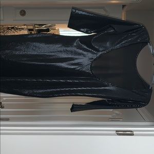 Open Scoop Back Sequin Mini Bodycon Dress